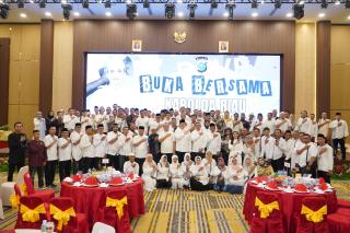 Pererat Tali Silaturahmi, Polda Riau Bersama Wartawan Buka Bersama