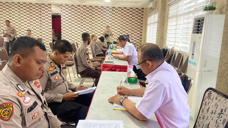 Pembukaan Audit Kinerja Itwasda Polda Riau Tahap I di Polresta Pekanbaru