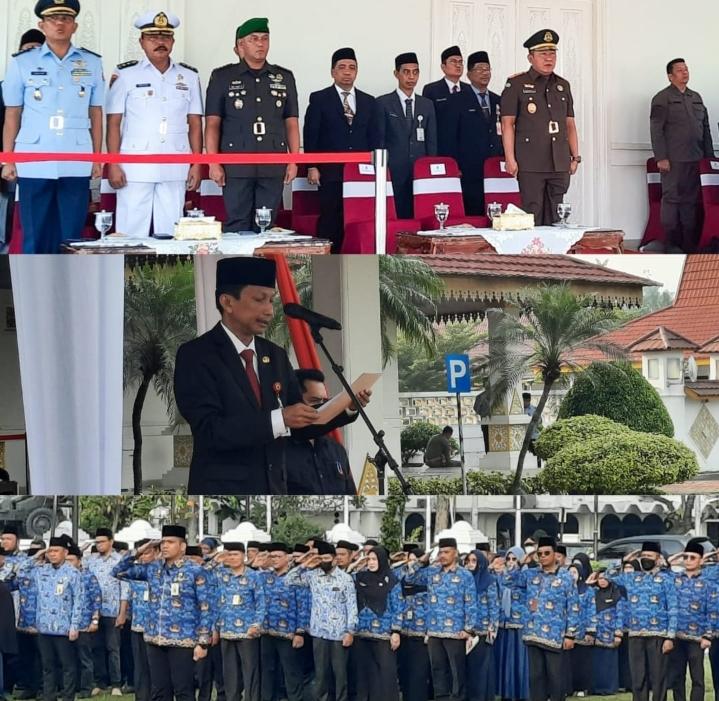 Wakajati Riau Hadiri Upacara Hari Otonomi Daerah XXVIII Tahun 2024