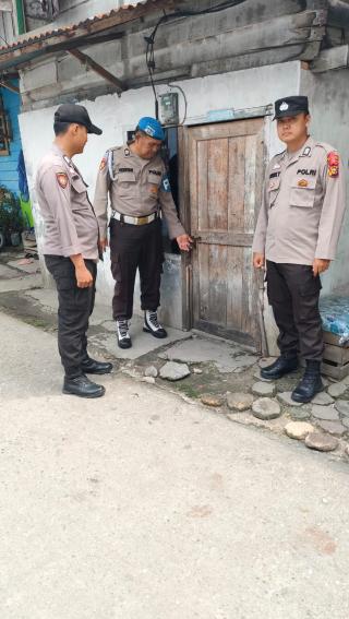 Antisipasi C3, Personel Polsek Kawasan Pelabuhan Patroli Rumah Kosong