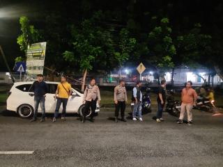 Polsek Tampan Gelar Razia Antisipasi Balap Liar dan Tindak Kejahatan