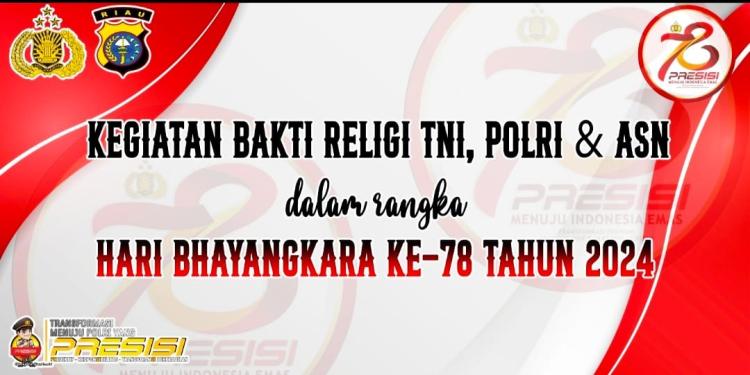 Polsek Payung Sekaki dan TNI Bagikan Bansos dan Bhakti Religi Dalam Rangka Hari Bhayangkara ke-78