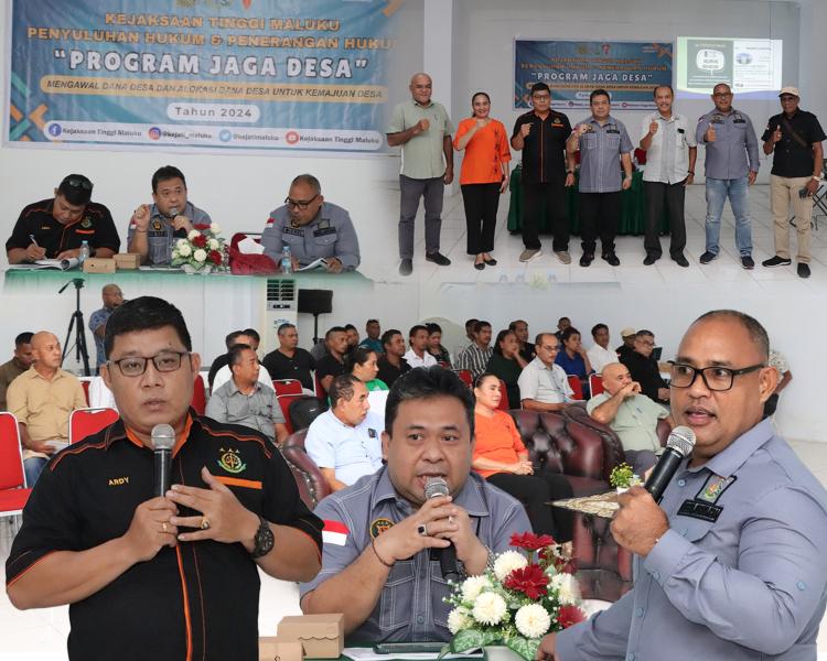 Kawal Dana Desa, Jaksa di Ambon Gelar Giat Program "JAGA DESA"