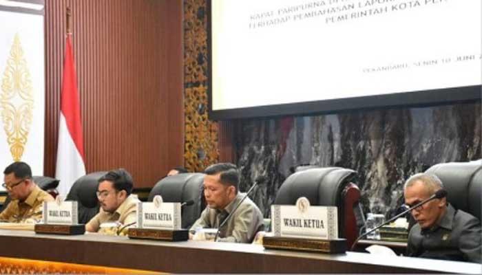 Rapat Paripurna Laporan Pansus Pembahasan LKPJ Pemko Pekanbaru Tahun 2023