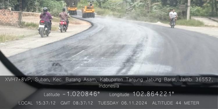 INPEST Lakukan Monitoring dan Investigasi di Jalan Balai BPJN Provinsi Jambi
