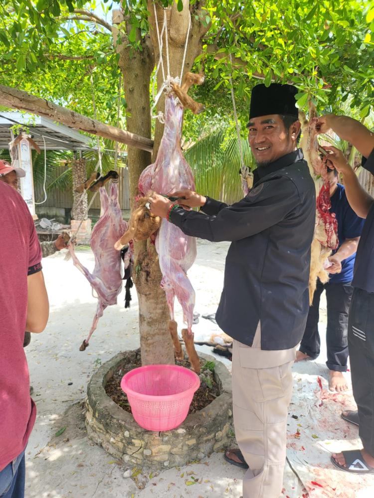 Peringati Idul Adha, DPP Santri Tani NU Kurban Sapi dan 5 Ekor Kambing