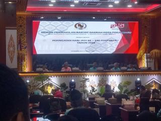 Rapat Paripurna HUT Pemko Pekanbaru ke-240
