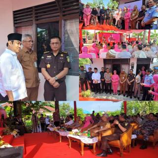 Asintel Kejati Riau Hadiri Penyerahan Baksos Bedah Rumah