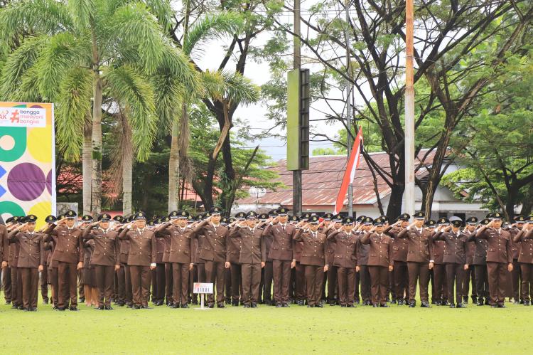 Kejati Maluku dan Jajaran Kejari Peringati HBA ke-64 Kejaksaan RI