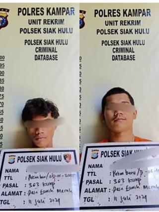 Curi Motor Mahasiswa, Dua Pelaku Ditangkap Saat Hendak Transaksi Jual Beli