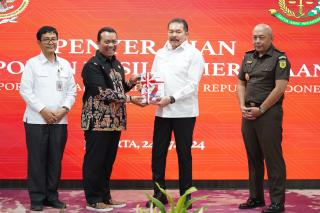 Kejagung Kembali Raih Penghargaan WTP 8 Kali Berturut turut