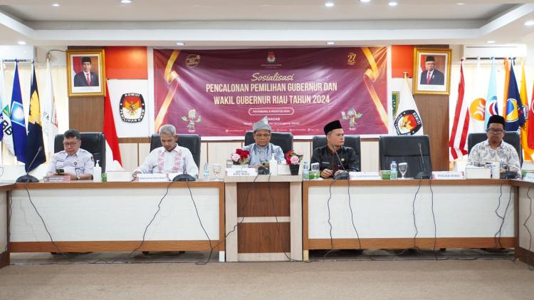 KPU Riau Sosialisasikan Syarat Pencalonan Kepala Daerah