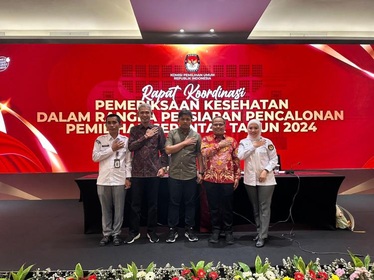 KPU Riau Ikuti Rakor Pencalonan Pilkada Serentak 2024 di Jakarta