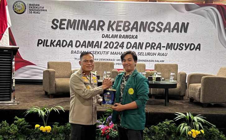 BEM Se-Riau Gelar Seminar Kebangsaan Dukung Pemilu Damai 2024