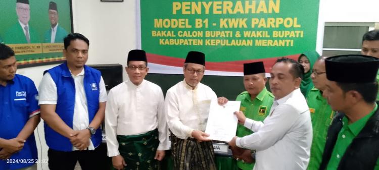 Masrul Kasmy - Fauzi Hasan Terima SK B1 KWK dari DPP PPP