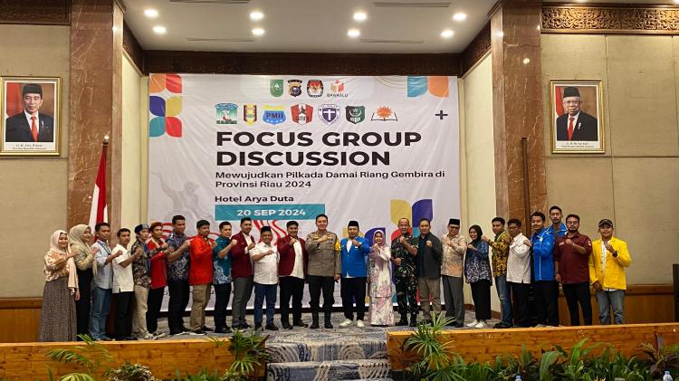 Cipayung Plus Deklarasi Wujudkan Pilkada Damai dan Riang Gembira di Riau