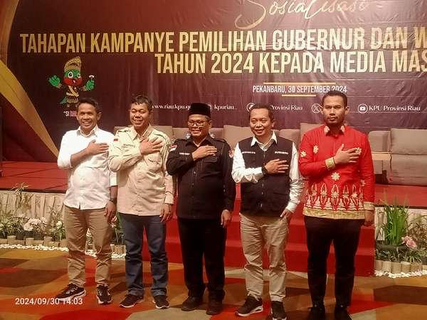 Ketua KPU Riau Tegaskan Elektabilitas Paslon di Lembaga Survey Belum Sah