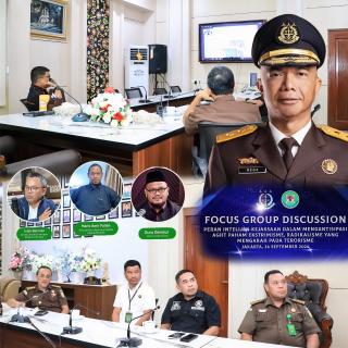 Asintel Kejati Maluku Ikuti FGD Antisipasi AGHT Paham Ekstrimisme