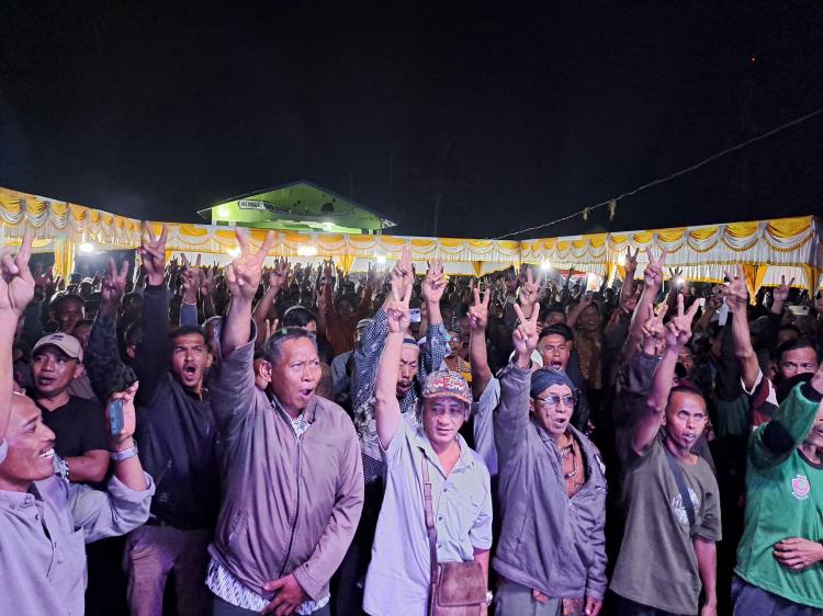 Membludak, Warga Antau Singingi Kian Membara untuk Jadi Tim Adam-Sutoyo (AYO)