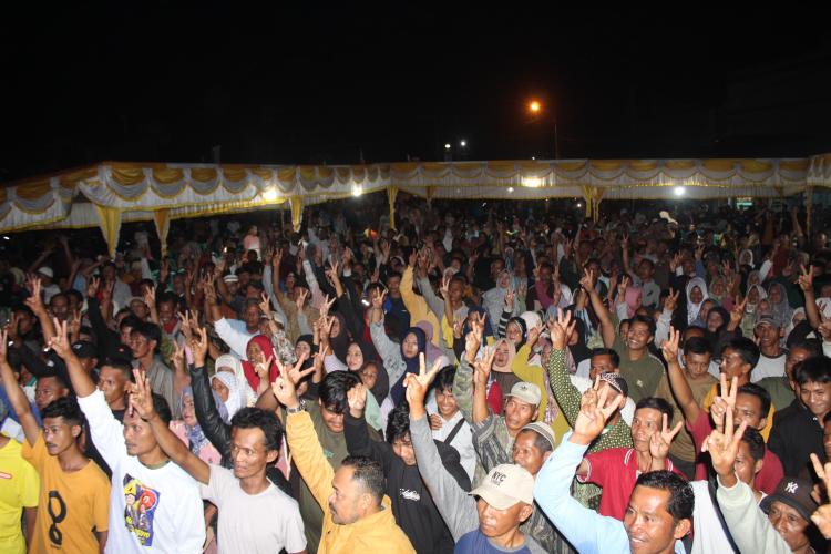 Tak Disangka, Warga di Kuantan Hilir Justru Semangat Ajak Ganti Bupati