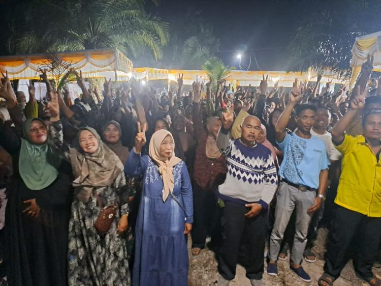 Paslon Adam-Sutoyo (AYO) Dengarkan Keluhan Warga Sako-Sungai Langsat
