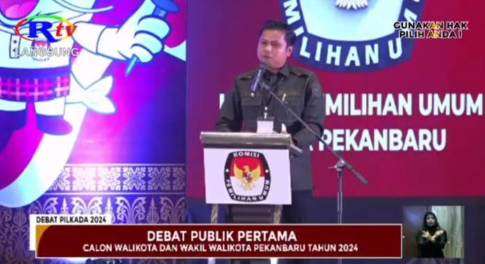 Debat Pertama Pilkada Kota Pekanbaru Berjalan Lancar