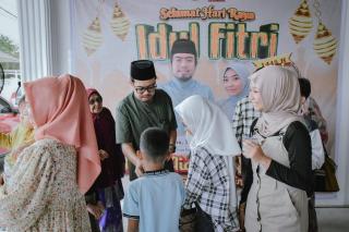 Wakil Ketua DPRD Ginda Burnama Halal Bihalal di Rumah Tokoh Riau Wan Thamrin