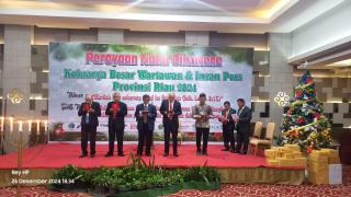Perayaan Natal Wartawan dan Insan Pers Se-Riau Berjalan Hikmat