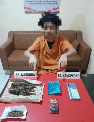 Jadi Pengedar Narkoba, Mahasiswa di Bangkinang Ditangkap