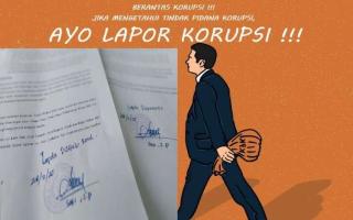 LSM Benang Merah Laporkan Dugaan Korupsi Dishub Rohil ke Kejari