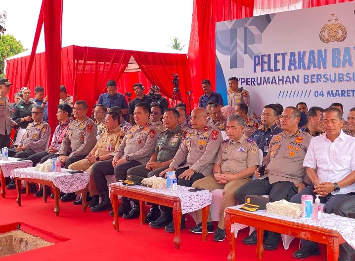 Polda Riau Bangun Rumah Subsidi Bagi Personel dan Pegawai Negeri Polri