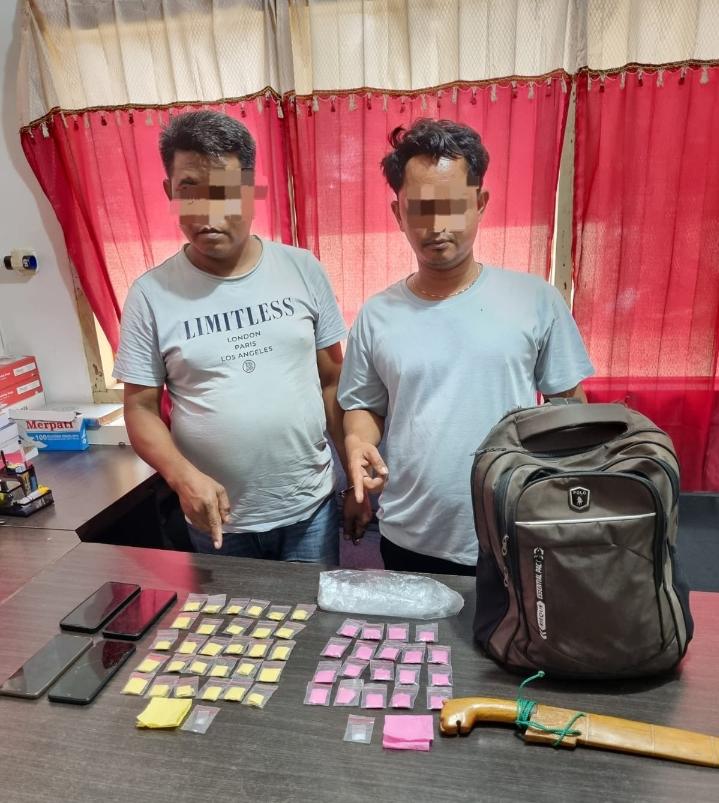Edarkan Sabu di Kebun Sawit, 2 Pria Ditangkap Polisi