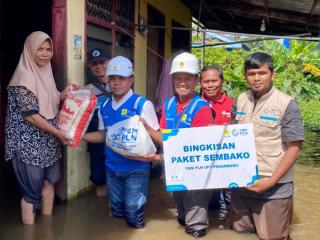 Melalui YBM, PLN Pekanbaru Salurkan Bantuan Kepada Korban Banjir