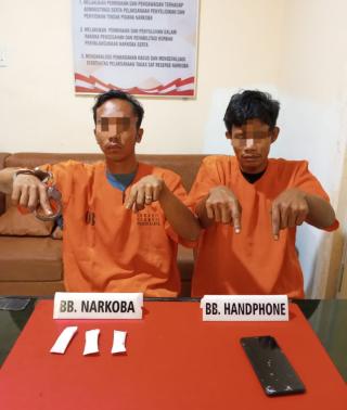 Polisi Ringkus 2 Pengedar Ganja di Bangkinang