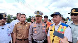 Dirlantas Polda Riau Cek Keamanan Jalan Lintas Timur Sumatera Jelang Mudik