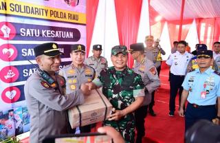 Sinergitas TNI/Polri Tinjau Pos Pengamanan Mudik