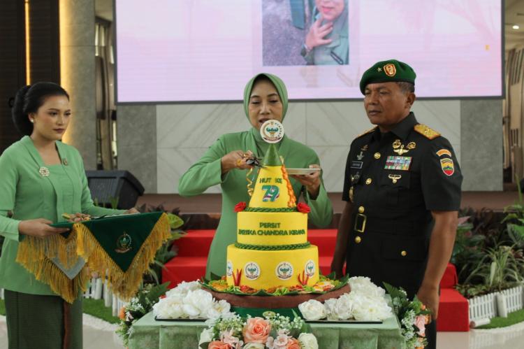 Danrem 031/WB Hadiri Puncak Peringatan HUT Ke-79 Persit Kartika Chandra Kirana