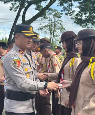 Polres Bengkalis Lepas Kontingen Kwarcab Jambore Karhutla 2025