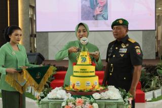 Danrem 031/WB Hadiri Puncak Peringatan HUT Ke-79 Persit Kartika Chandra Kirana