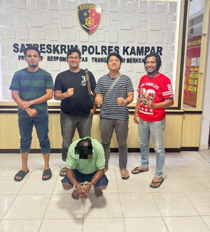 Resmob Polres Kampar Ringkus Ayah Tiri Cabul