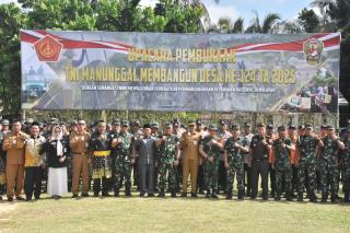 Danrem 031/WB Buka TMMD ke-124 Wilayah Kodim 0303/ Bengkalis