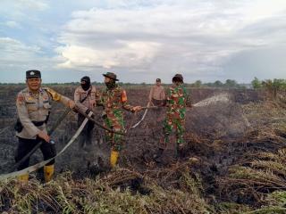 Petani di Rohil Diamankan Polisi Dugaan Bakar Lahan