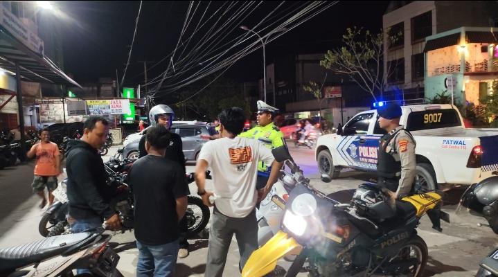 Tim Raga Polres Bengkalis Patroli Premanisme dan Geng Motor