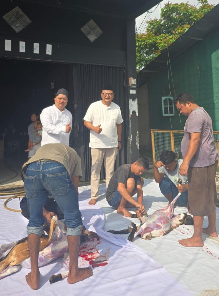 DPD Projo Riau Gelar Pemotongan Hewan Qurban Hari Raya Idul Adha