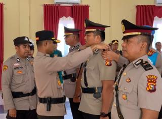 Kapolres Kampar Pimpin Sertijab Kapolsek Tapung Hulu dan Bangkinang Barat