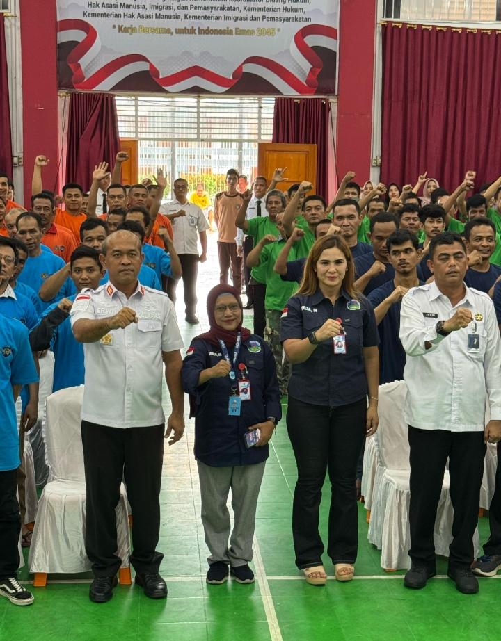 Ciptakan Skil Warga Binaan, Lapas Kelas II A Pekanbaru Gandeng Lembaga Pelatihan Vision Training Center