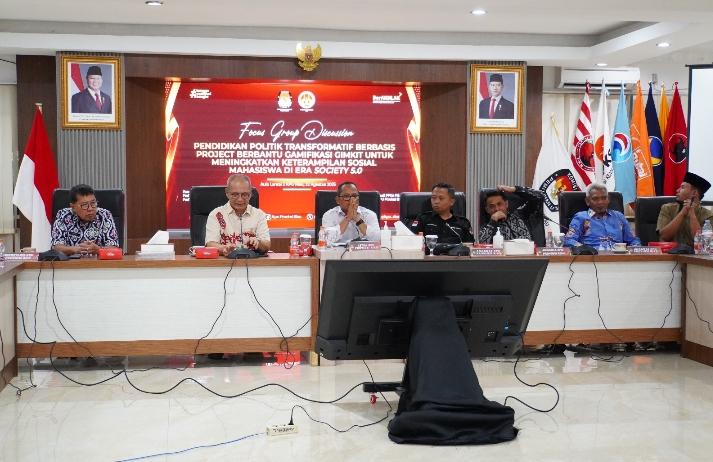 KPU Riau Bersama Tim Peneliti UNP Bahas Pendidikan Politik