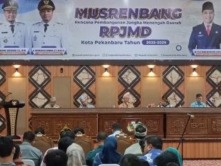 Pemko Pekanbaru Akan Prioritaskan Pembangunan Hingga Pendidikan di RPJMD 2025-2029