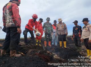 Tim Gabungan Patroli Lahan Berasap 10 Ha di Rupat