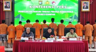 Pesan Tegas Kasat Narkoba Polres Kampar : Sikat Habis Para Pengedar